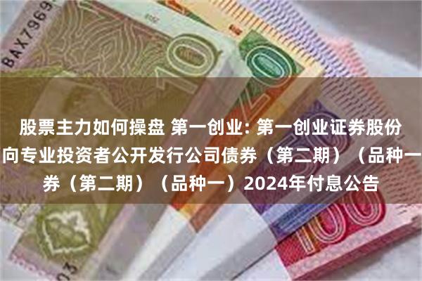 股票主力如何操盘 第一创业: 第一创业证券股份有限公司2022年面向专业投资者公开发行公司债券（第二期）（品种一）2024年付息公告