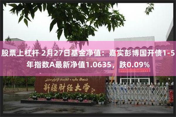 股票上杠杆 2月27日基金净值：嘉实彭博国开债1-5年指数A最新净值1.0635，跌0.09%